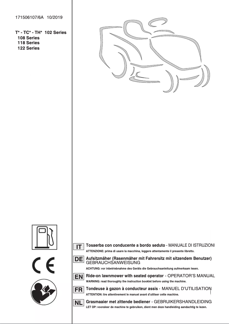 Página 1 del manual Manual de usuario Stiga Tornado 7108 HWSY