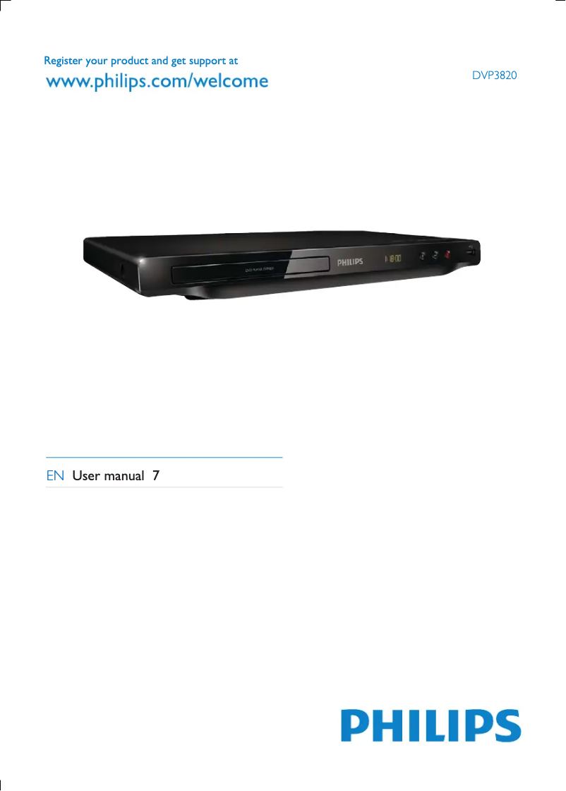 Page n°1 - Mode d'emploi Philips DVP3820