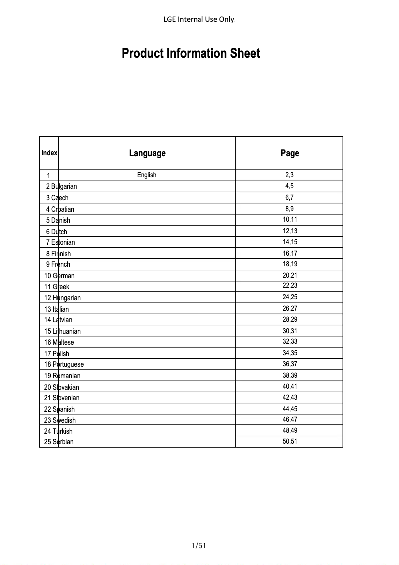 Page 1 de la notice Fiche technique LG 55QNED756RA