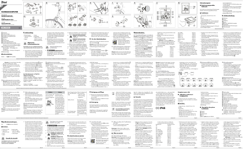 Page 1 de la notice Manuel utilisateur Crivit HG00199A