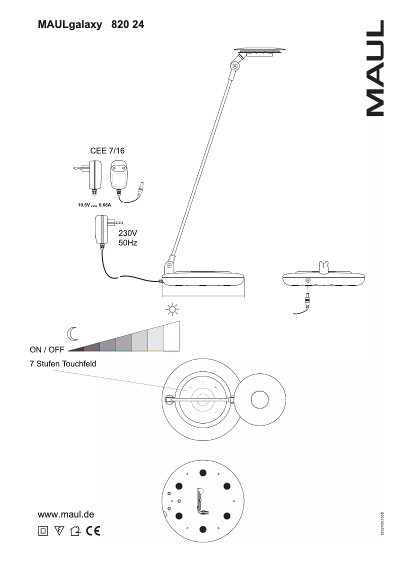 Página 1 del manual Manual de usuario MAUL Galaxy