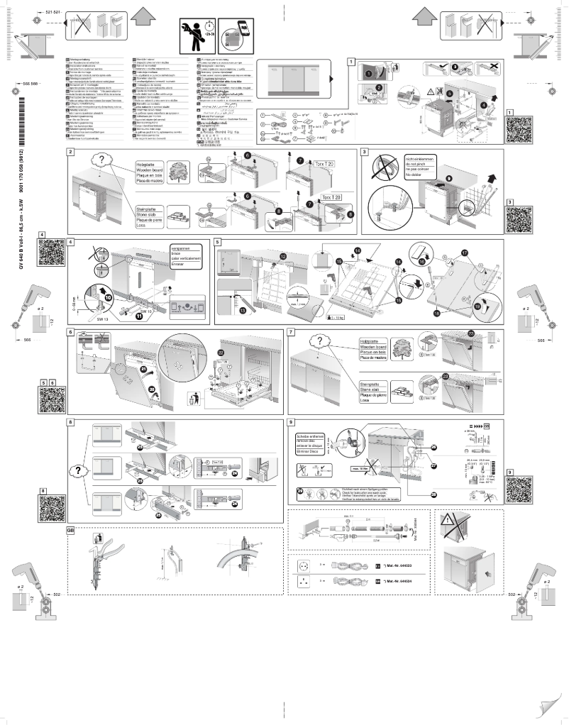 Page 1 of the manual User Manual Bosch SBV45AX00E