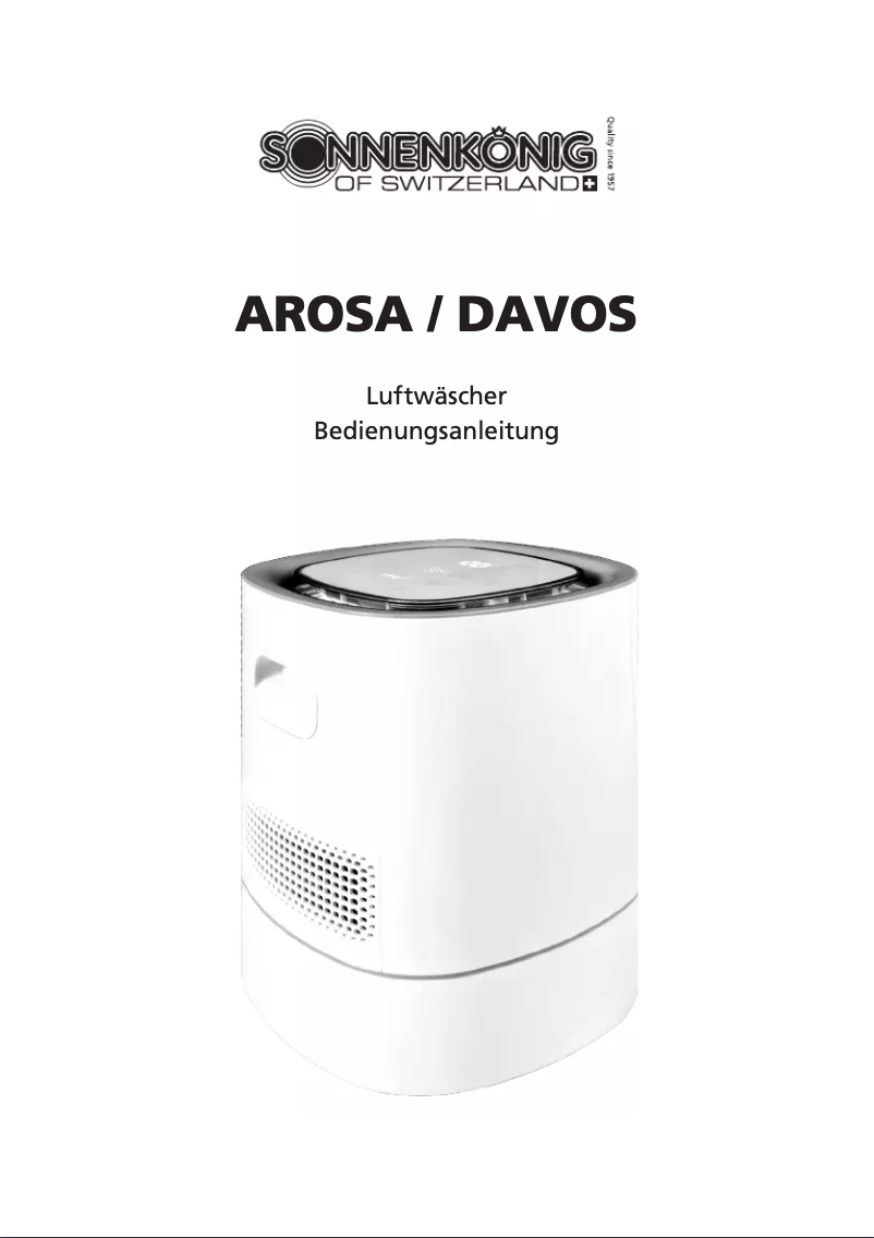 Page 1 de la notice Manuel utilisateur Sonnenkönig Davos