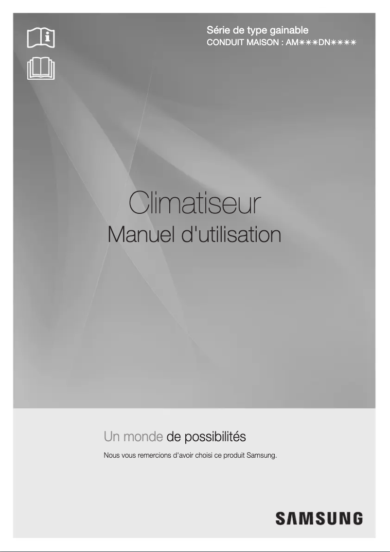 Page 1 de la notice Manuel utilisateur Samsung AM056DNLDKH