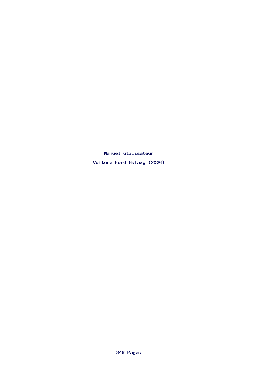 Image de la première page du manuel de l'appareil Galaxy (2006)