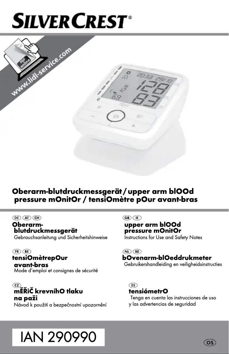 Página 1 del manual Manual de usuario SilverCrest IAN 290990