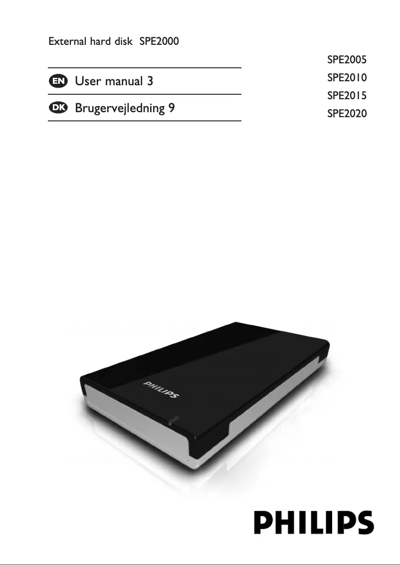 Página 1 del manual Manual de usuario Philips SPE2015CC