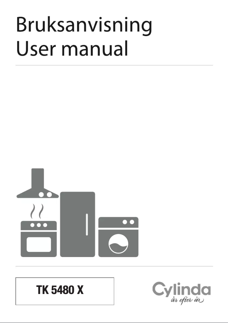 Page 1 de la notice Manuel utilisateur Cylinda TK 5480X