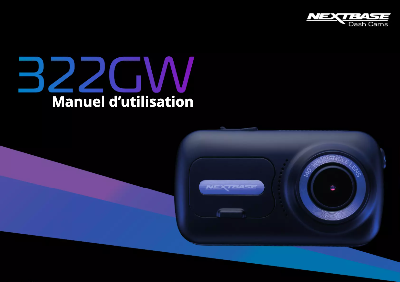 Page 1 de la notice Manuel utilisateur Nextbase 322GW