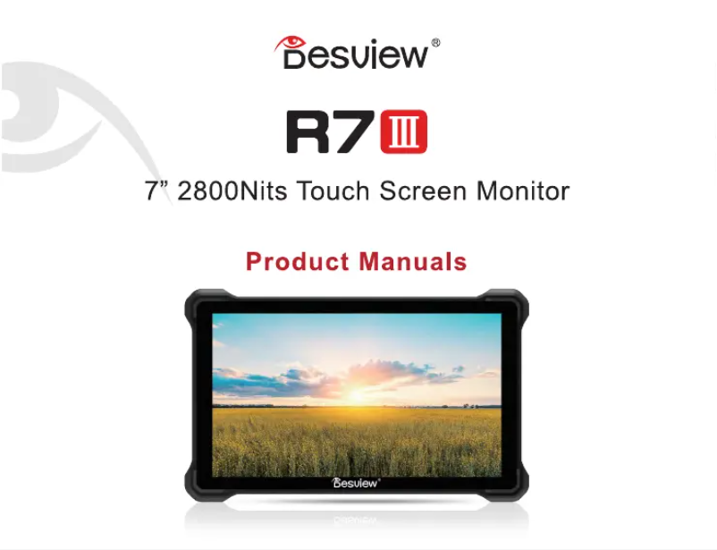 Page 1 de la notice Manuel utilisateur Desview R7 III