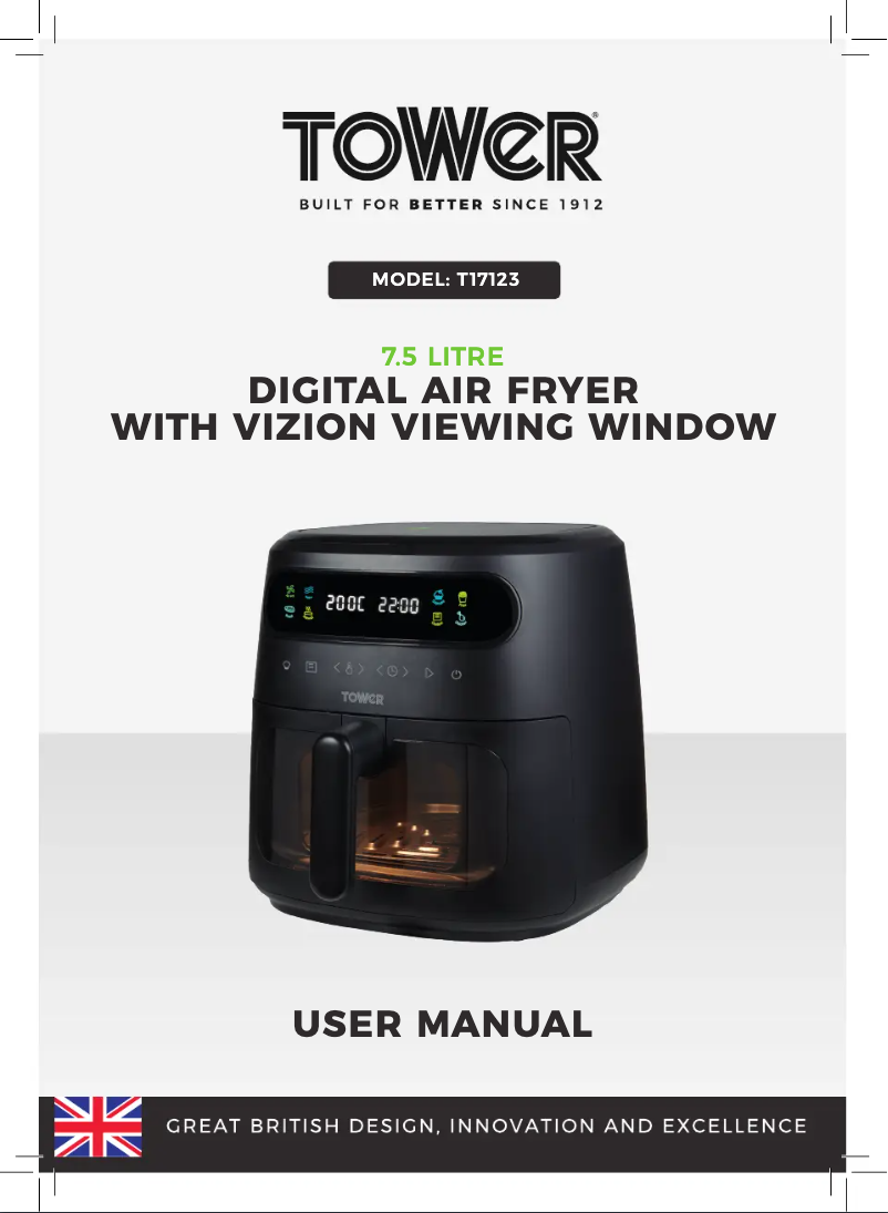 Page 1 de la notice Manuel utilisateur Tower Vortx T17123