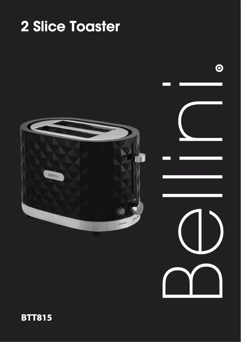 Page 1 de la notice Manuel utilisateur Bellini BTT815