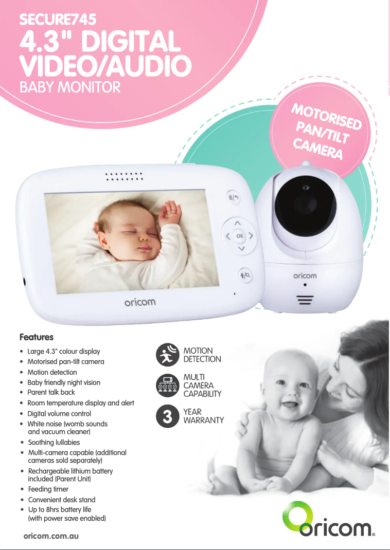 Página 1 del manual Manual de usuario Oricom Secure 745