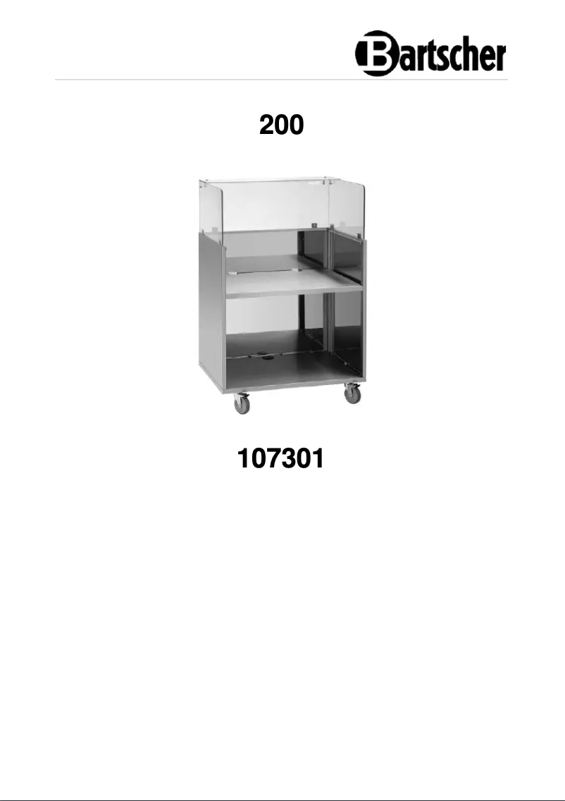 Page 1 de la notice Manuel utilisateur Bartscher Snackpoint 200