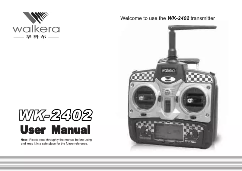 Página 1 del manual Manual de usuario Walkera WK-2402