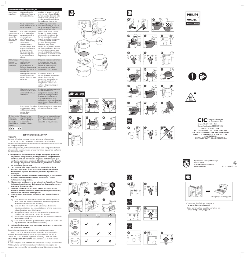 Page 1 of the manual User Manual Philips Avance Collection RI9657