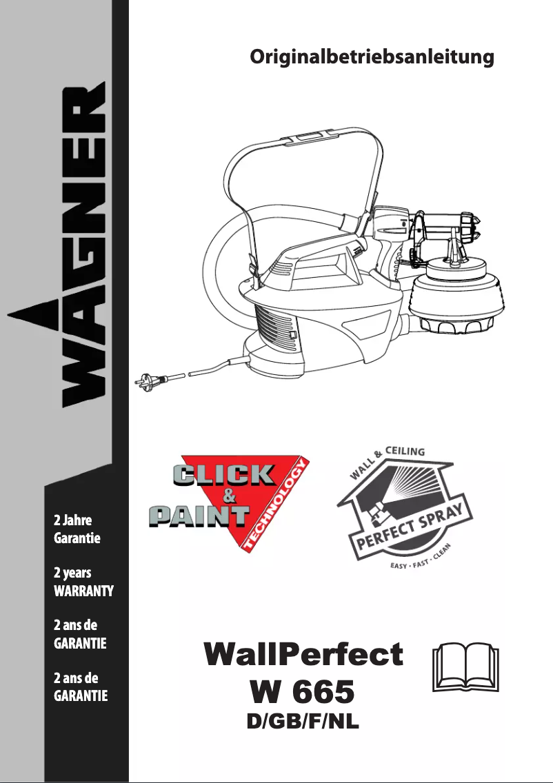 Page 1 de la notice Manuel utilisateur Wagner WallPerfect W 665