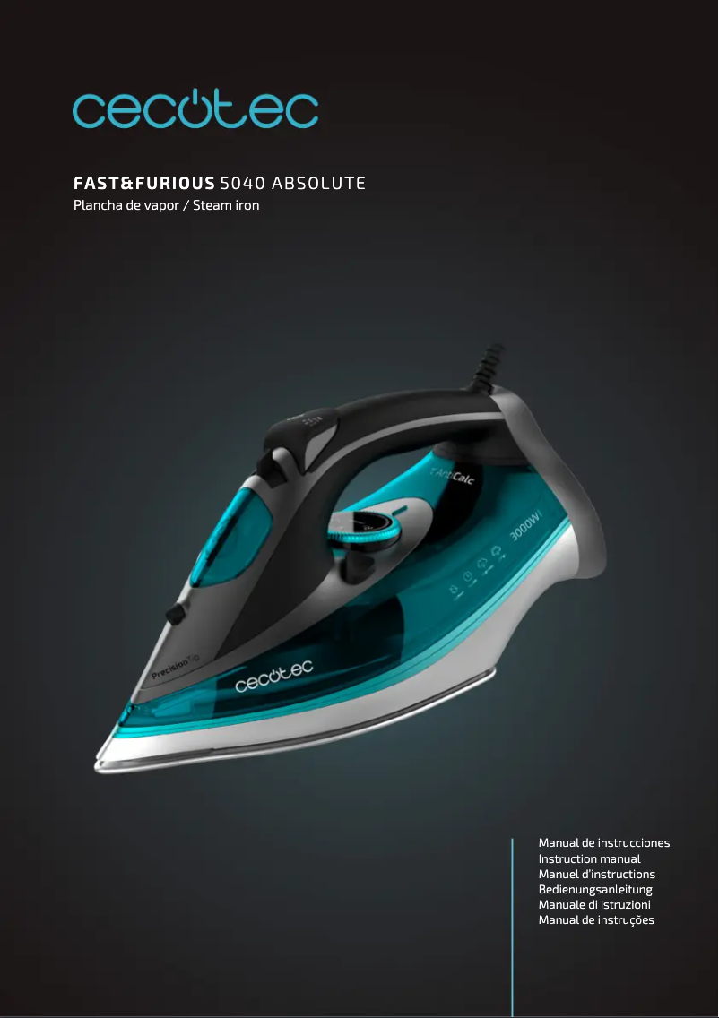 Página 1 del manual Manual de usuario Cecotec Fast&Furious 5040 Absolute