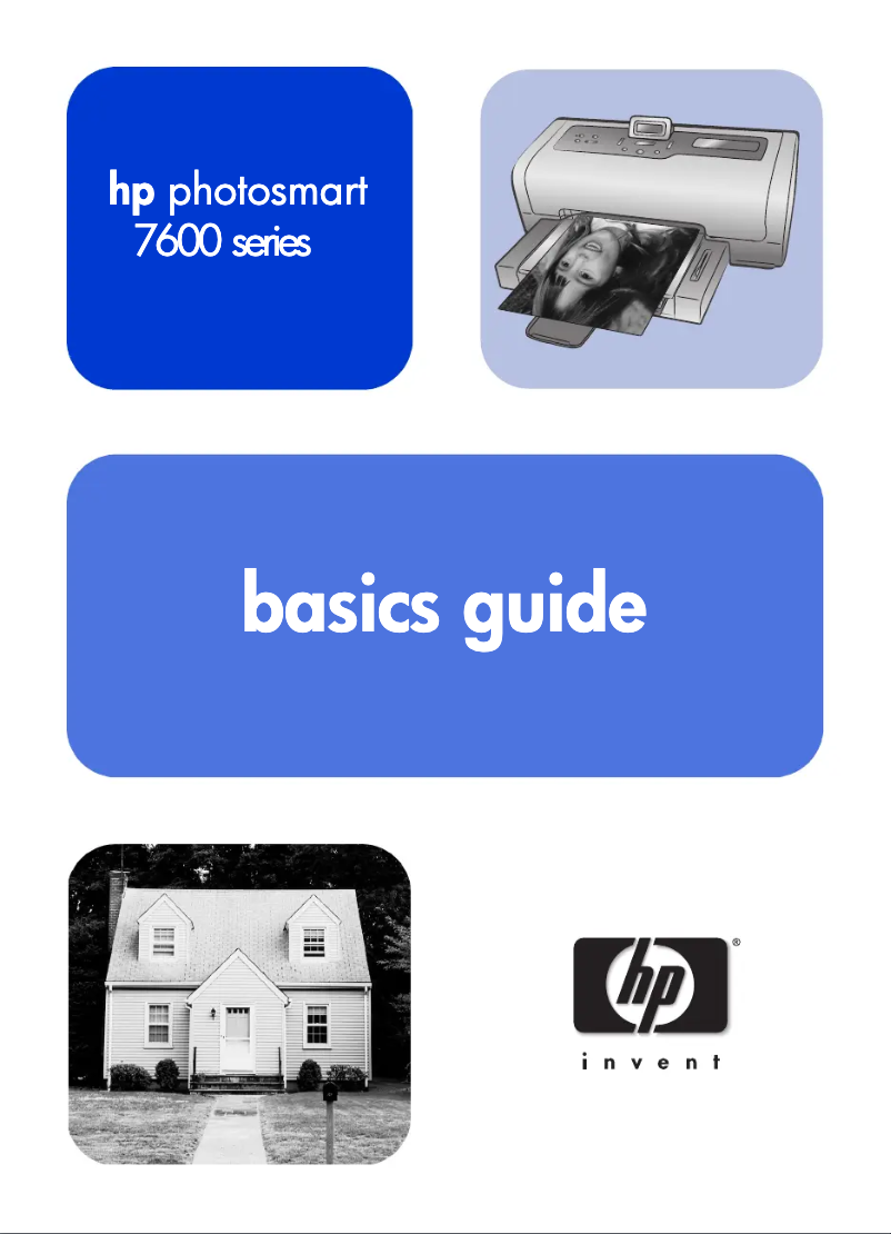 Page n°1 - Manuel utilisateur HP Photosmart 7660