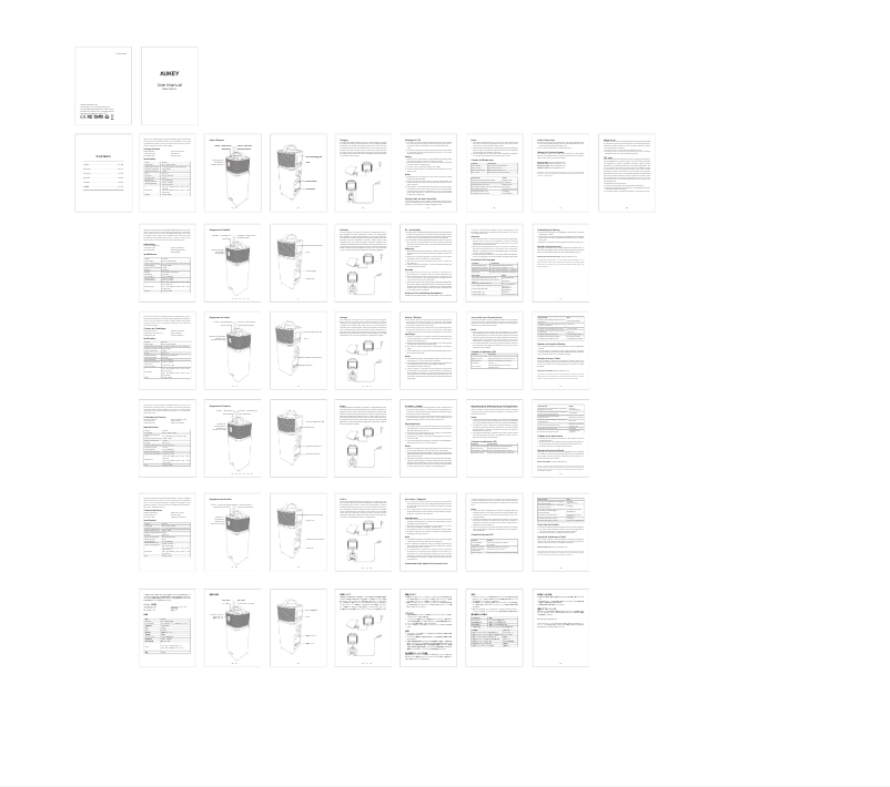 Page 1 de la notice Manuel utilisateur Aukey SK-M15