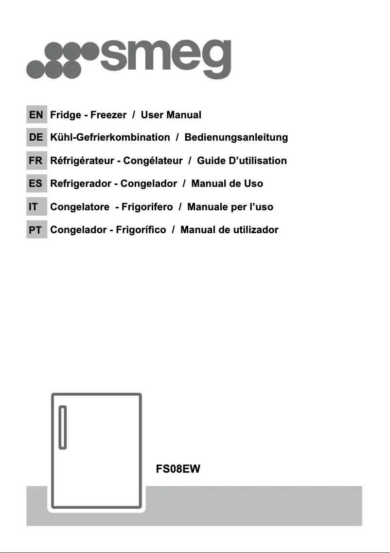 Page 1 de la notice Manuel utilisateur Smeg FS08EW