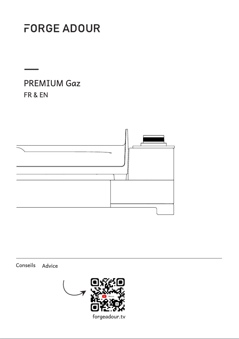 Page 1 of the manual User Manual Forge Adour Premium E60 I