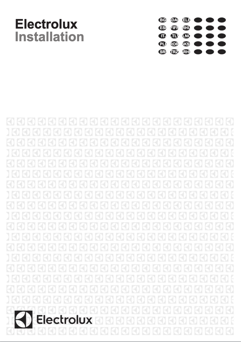 Página 1 del manual Guía de instalación Electrolux KOECC31X