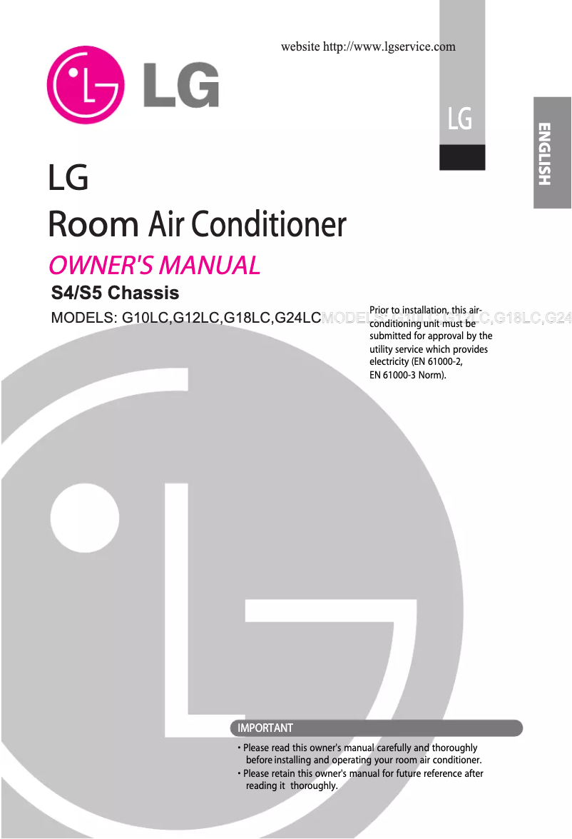Página 1 del manual Manual de usuario LG HSUC1264DA2