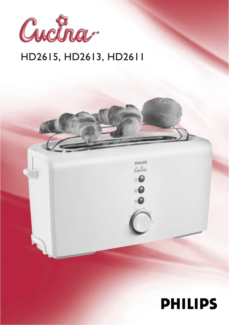 Page n°1 - Manuel utilisateur Philips HD2615