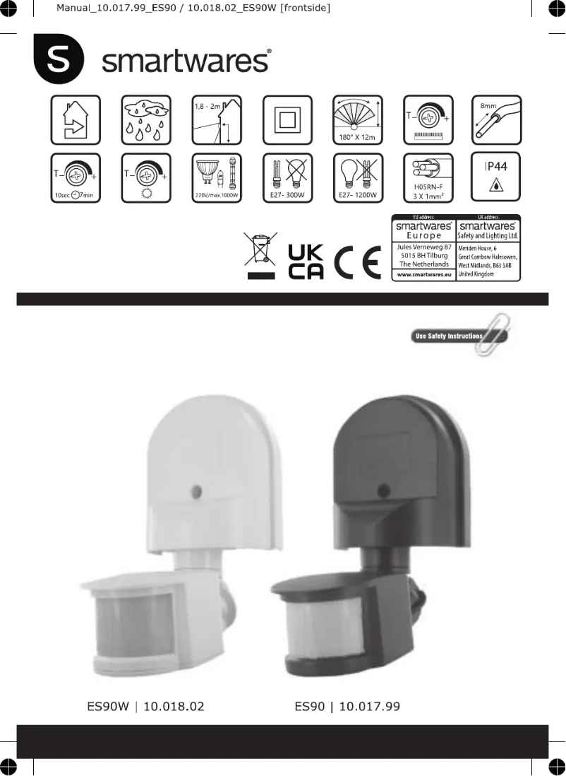 Page 1 de la notice Manuel utilisateur Byron ES90