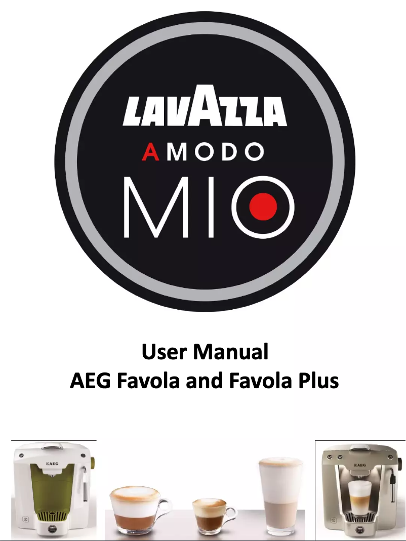 Page 1 de la notice Manuel utilisateur Lavazza Favola