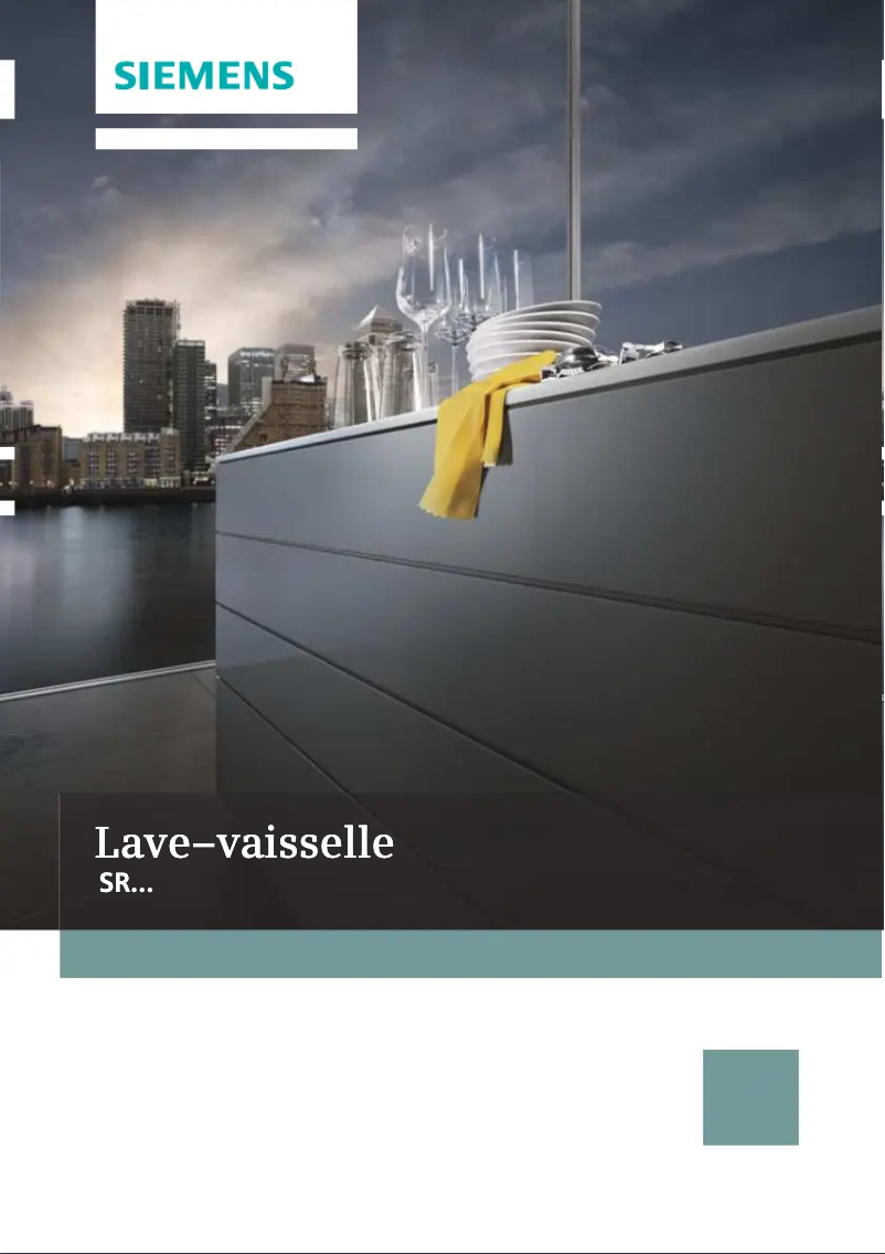 Page 1 de la notice Manuel utilisateur Siemens iQ500 SR56T590CH