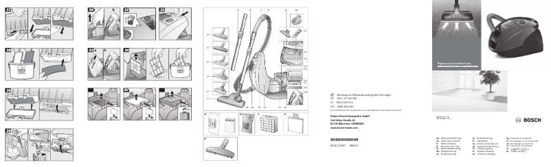 Page 1 of the manual User Manual Bosch BSGL3B2108