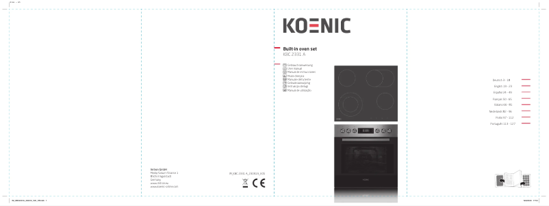 Page 1 de la notice Manuel utilisateur Koenic KBC 2331 A