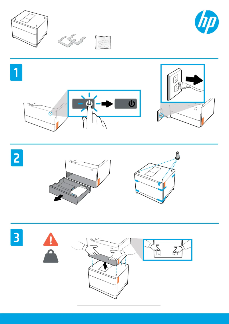 Página 1 del manual Guía de instalación HP PageWide Color 755