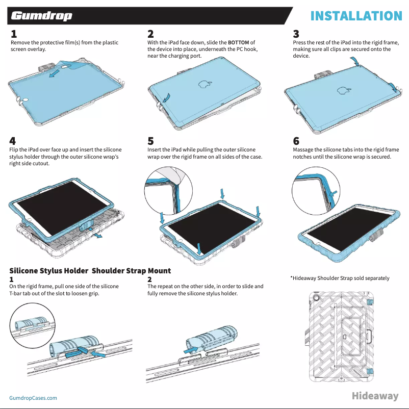 Page 1 of the manual User Manual Gumdrop Hideaway