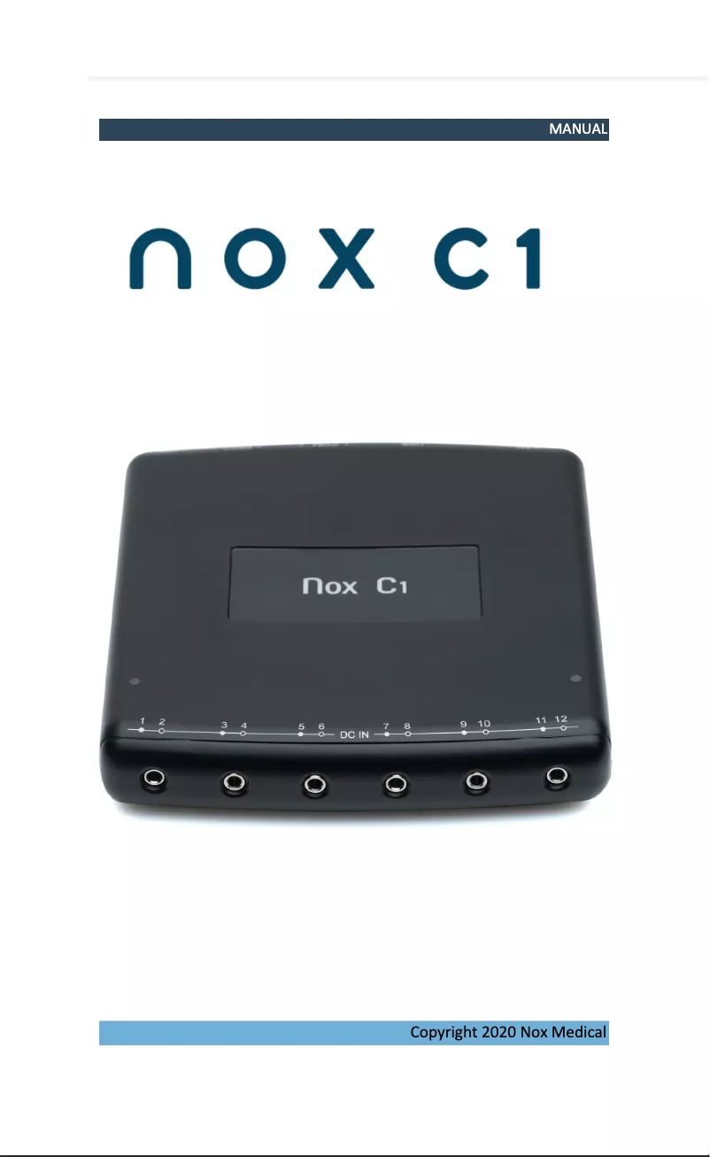 Página 1 del manual Manual de usuario NOX C1