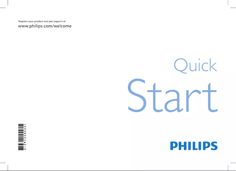 Página 1 del manual Guía de inicio rápido Philips 40PFL6505H