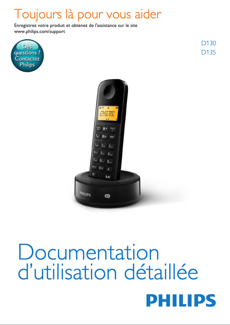 First page image of the manual for D1353B