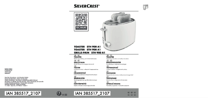 Página 1 del manual Manual de usuario SilverCrest STS 850 E1