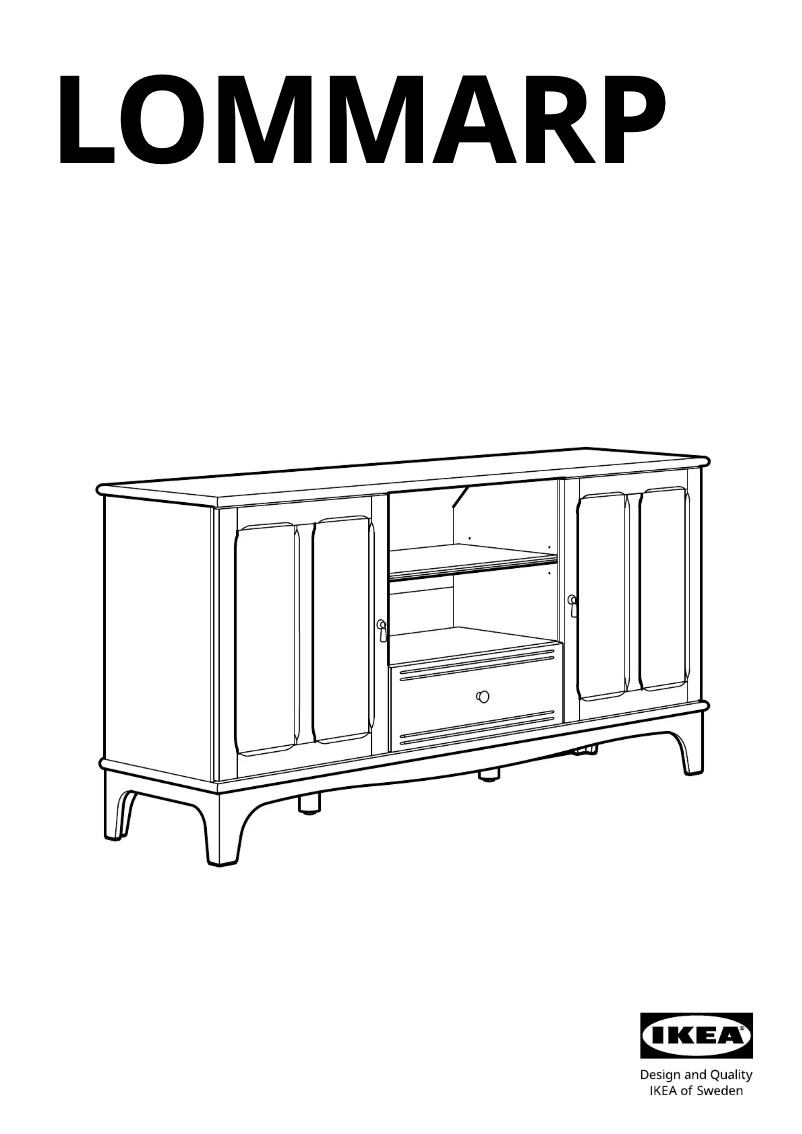 Page 1 de la notice Manuel utilisateur Ikea LOMMARP 305.661.91