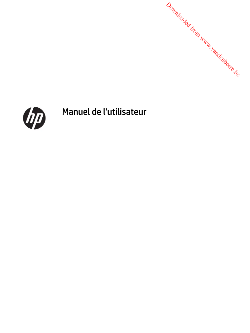 Page n°1 - Manuel utilisateur HP OMEN 15