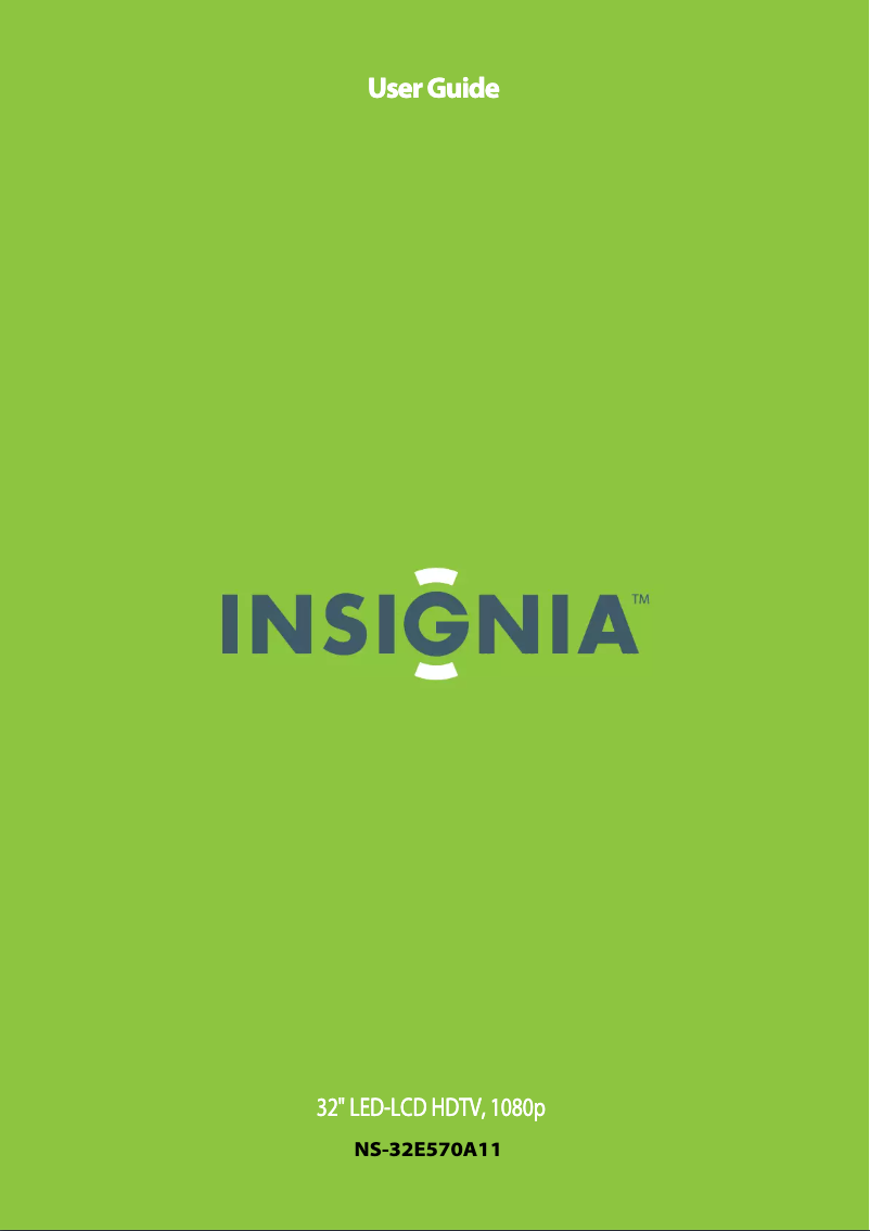 Page 1 de la notice Manuel utilisateur Insignia NS-32E570A11
