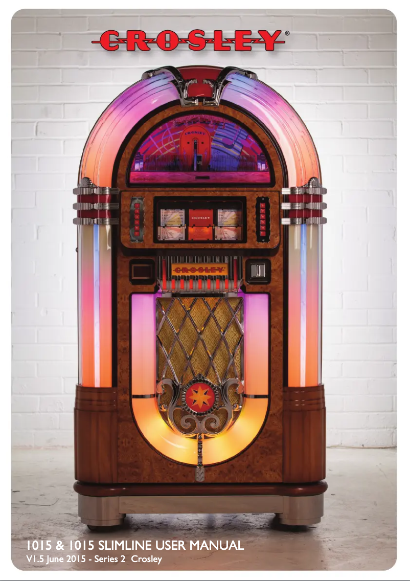 Page 1 of the manual User Manual Crosley CR1208A