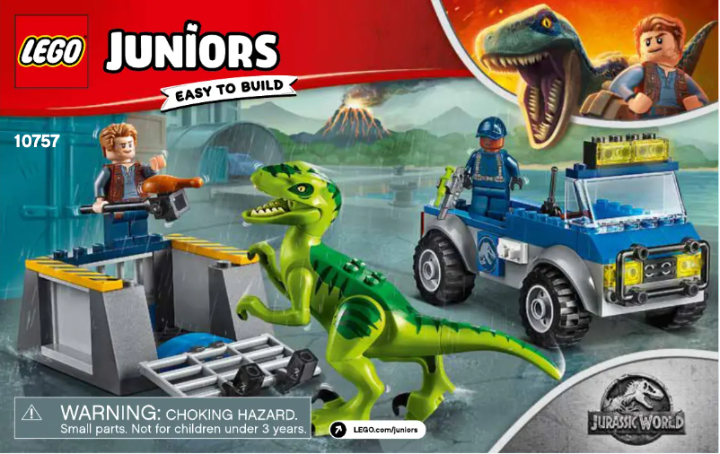 Página 1 del manual Manual de usuario Lego Jurassic World 10757