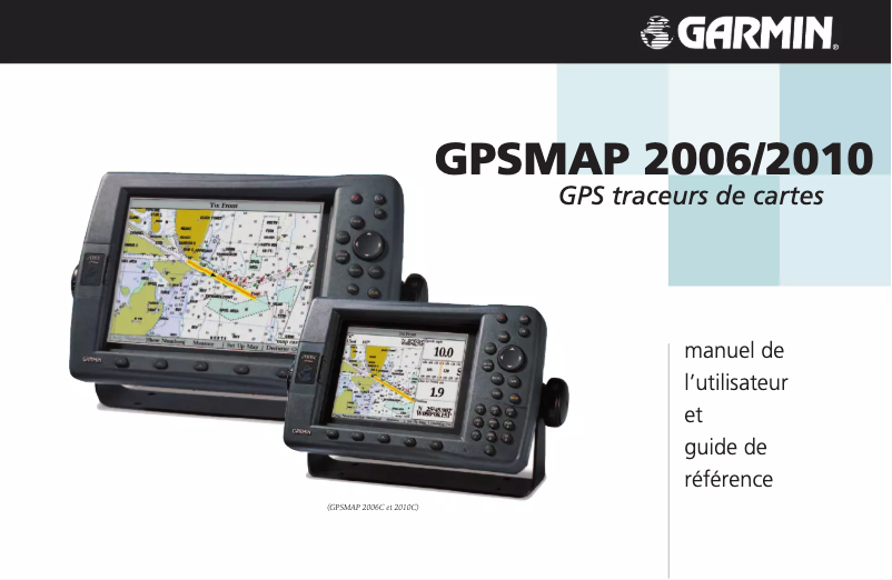 Page 1 de la notice Manuel utilisateur Garmin GPSMAP 2010