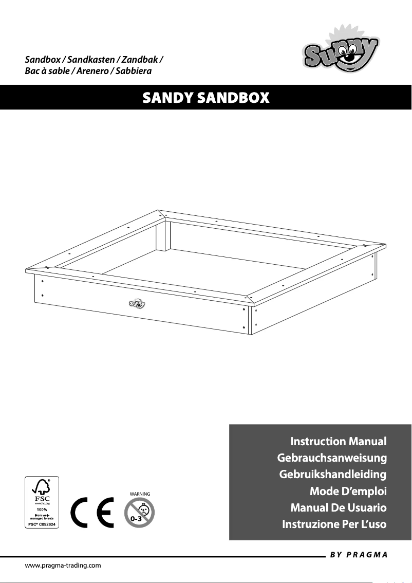 Page 1 de la notice Manuel utilisateur Sunny Sandy