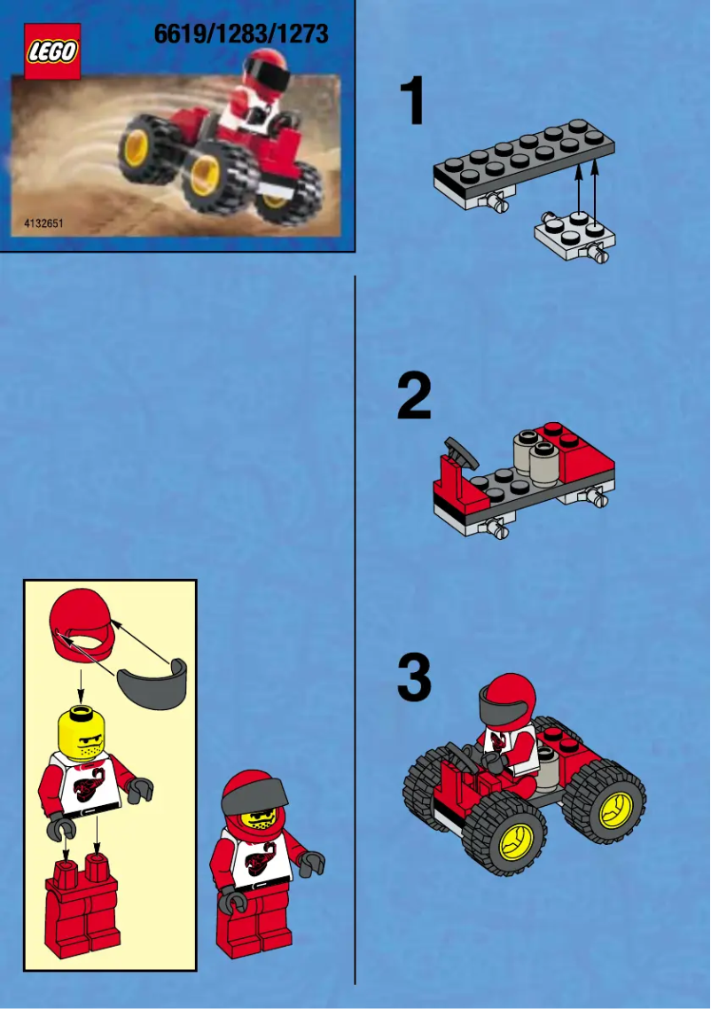 Página 1 del manual Manual de usuario Lego RED 4-WHEEL DRIVER