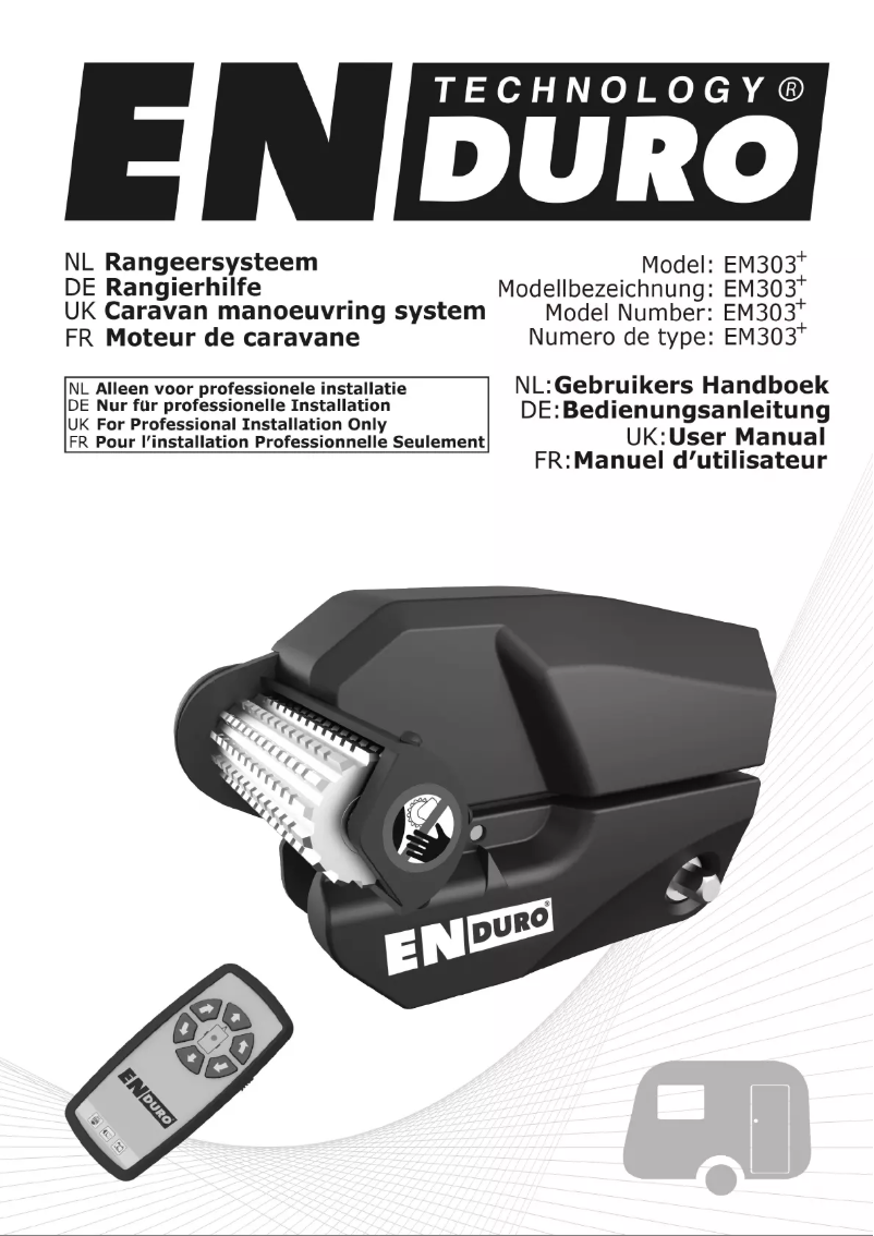 Page 1 de la notice Manuel utilisateur Enduro EM303+