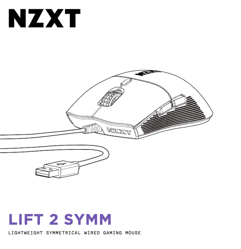 Page 1 of the manual User Manual NZXT Lift 2 Symm